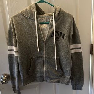 UCONN zip up sweatshirt